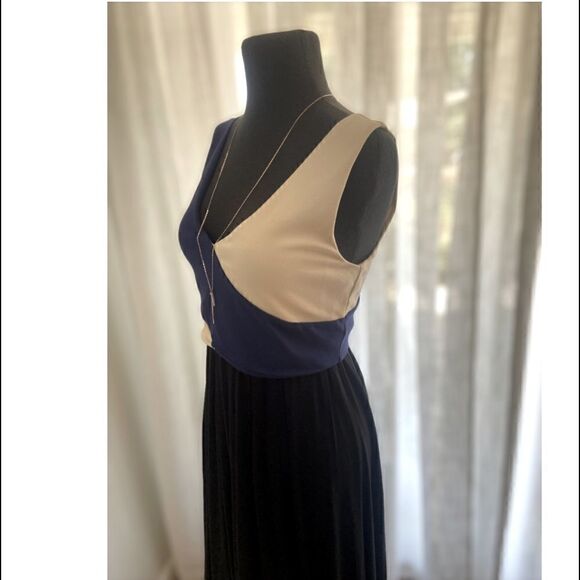 Anthropologie Maeve Elysian Color Block Maxi Dress - Picture 12 of 16